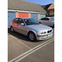 BMW 316i SE SALOON SILVER 2001 - 135000 miles - SPARES OR REPAIR