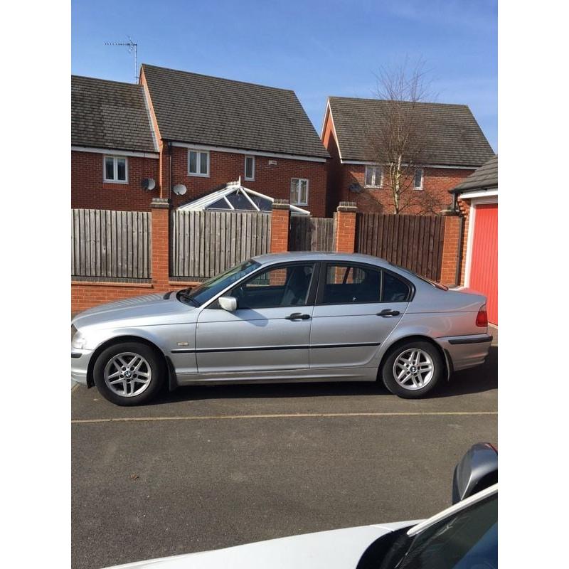 BMW 316i SE SALOON SILVER 2001 - 135000 miles - SPARES OR REPAIR