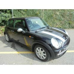 (03) 2003 Mini Mini 1.6 One Black Alloys 1 YEARS MOT