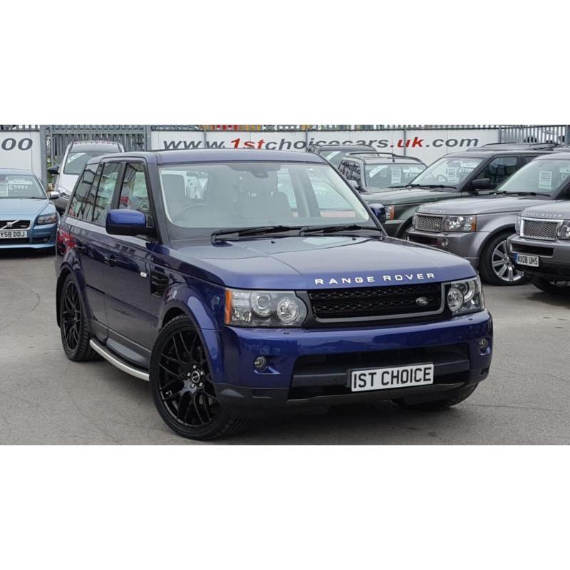 2010 LAND ROVER RANGE ROVER SPORT TDV6 SE STUNNING BALI BLUE WITH CREAM LEATHER