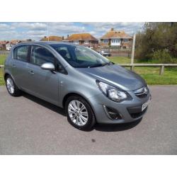 2013 63 VAUXHALL CORSA 1.4 SE 5 DR AUTOMATIC GREY