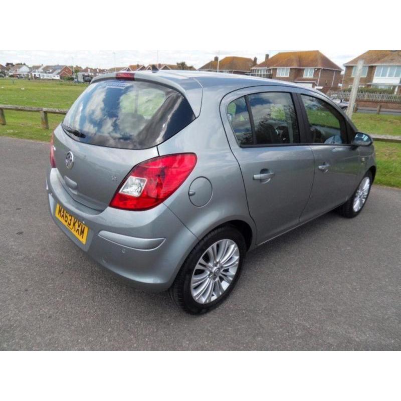 2013 63 VAUXHALL CORSA 1.4 SE 5 DR AUTOMATIC GREY