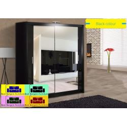 ***30 DAYS MONEY BACK WARRANTY CHICAGO 180 CM SLIDING WARDROBE AVAILABLE IN ALL COLORS, AND SIZES