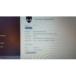 ALIENWARE 13 ONLY ONE YEAR OLD BARGAIN