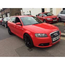 AUDI A3 2.0 DIESEL AUTOMATIC 2006 S LINE 5 DOOR LEATHER XENON LIGHT CLEAN CAR FULL HISTORY HPI CLEAN