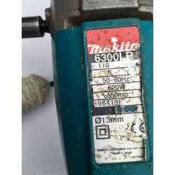 MAKITA 6300LR Angle drill 110v right angle drilling machine 13mm chuck