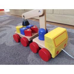 2 Colourful wooden toys