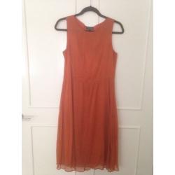 Orange dress bohemian Topshop size 8