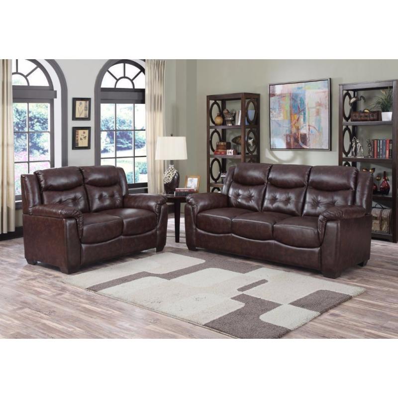 BRAND NEW leather sofa suite TORO range