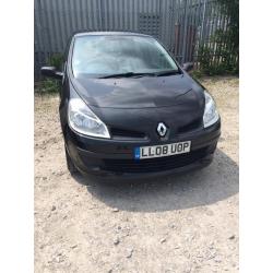 Renault Clio Extreme 2008 (08) Black, 1.2, 16v, 3dr, Hatchback, Manual, Petrol