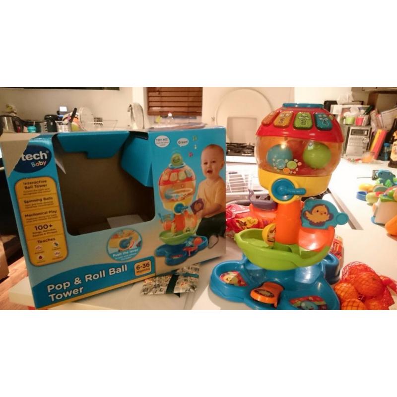 vTech Pop and Roll Ball Tower