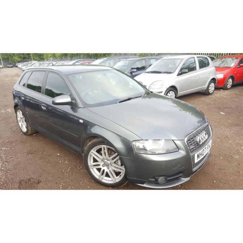 Audi A3 2.0 TDI S Line Sportback Quattro 5dr, TOP SPEC, FULL SERVICE HISTORY, 6 SPEED GEARBOX, 2 KEY