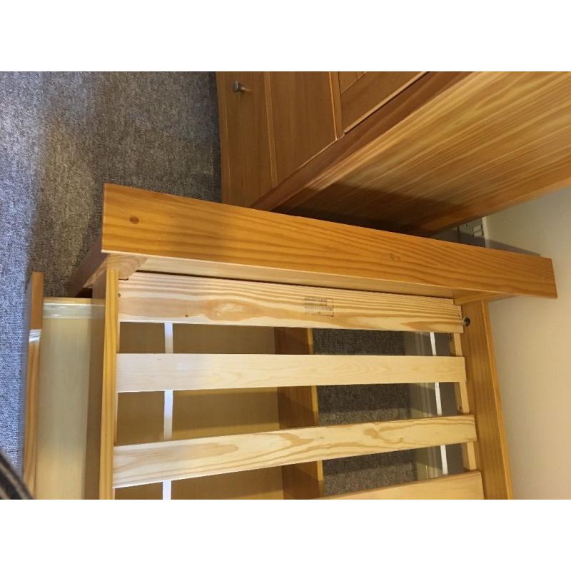 Marks and Spencer Hastings natural single bed frame.