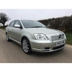 2003 03 TOYOTA AVENSIS 1.8 T4 VVT-I 5D AUTO 127 BHP