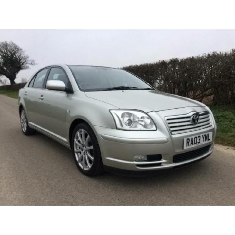 2003 03 TOYOTA AVENSIS 1.8 T4 VVT-I 5D AUTO 127 BHP