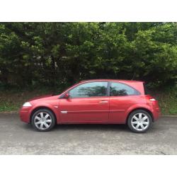 2006(06) RENAULT MEGANE DYNAMIQUE 3 DR HATCH 1.6 16v PETROL LOW MILEAGE 66,000