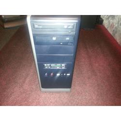 Windows 7 Dual Core Tower PC @ 5.6Ghz 3GB Ram OCZ SSD DVD+RW RAM Drive + DVD Reader + Card Reader