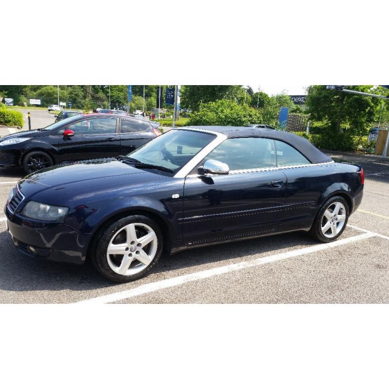 2004 (04) AUDI A4 T SPORT, 2 Door Convertible