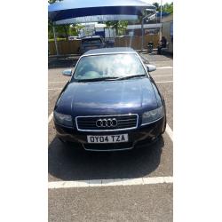 2004 (04) AUDI A4 T SPORT, 2 Door Convertible