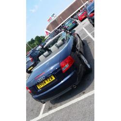 2004 (04) AUDI A4 T SPORT, 2 Door Convertible