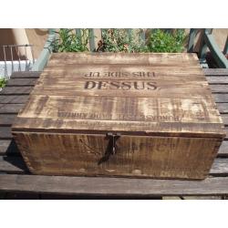 Old French Champagne Crate