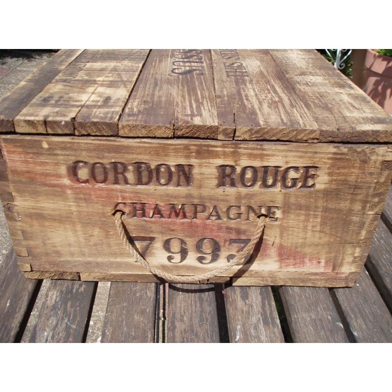 Old French Champagne Crate