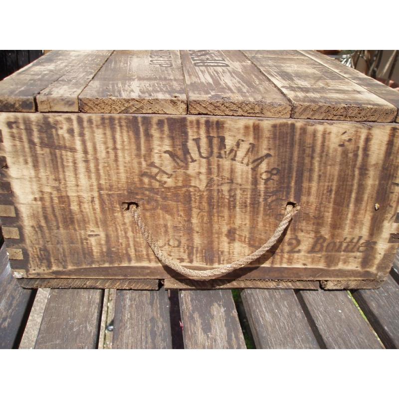 Old French Champagne Crate