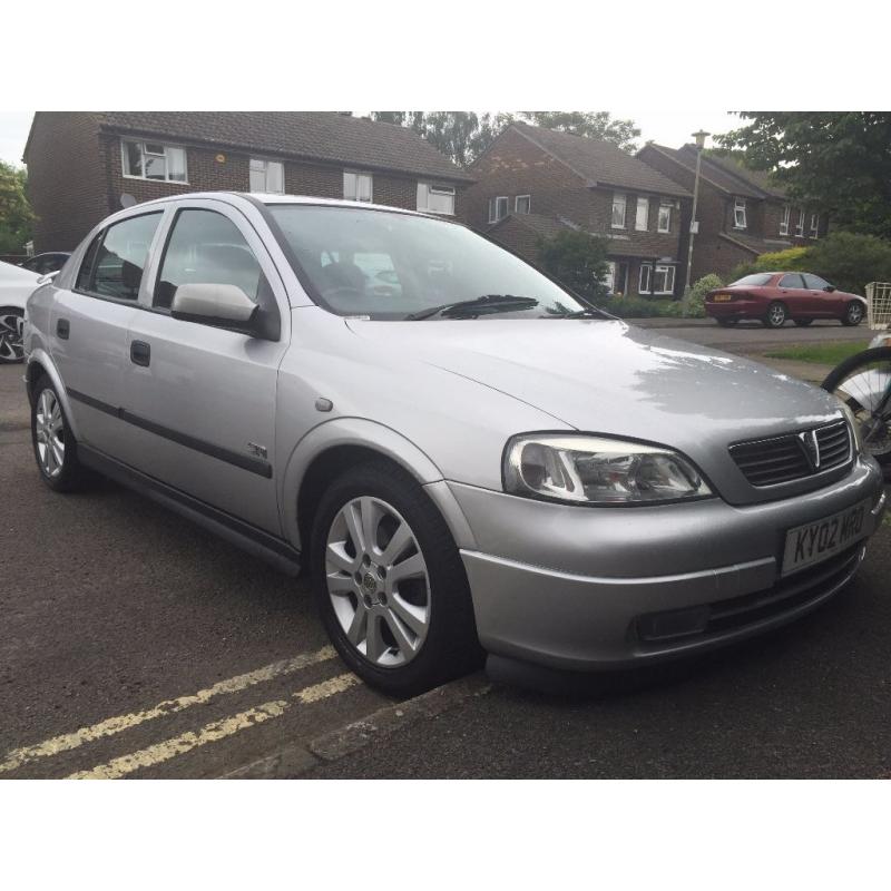 2002 Vauxhall Astra Hatchback SILVER 1.8i 16V SRi 5d 90K miles only