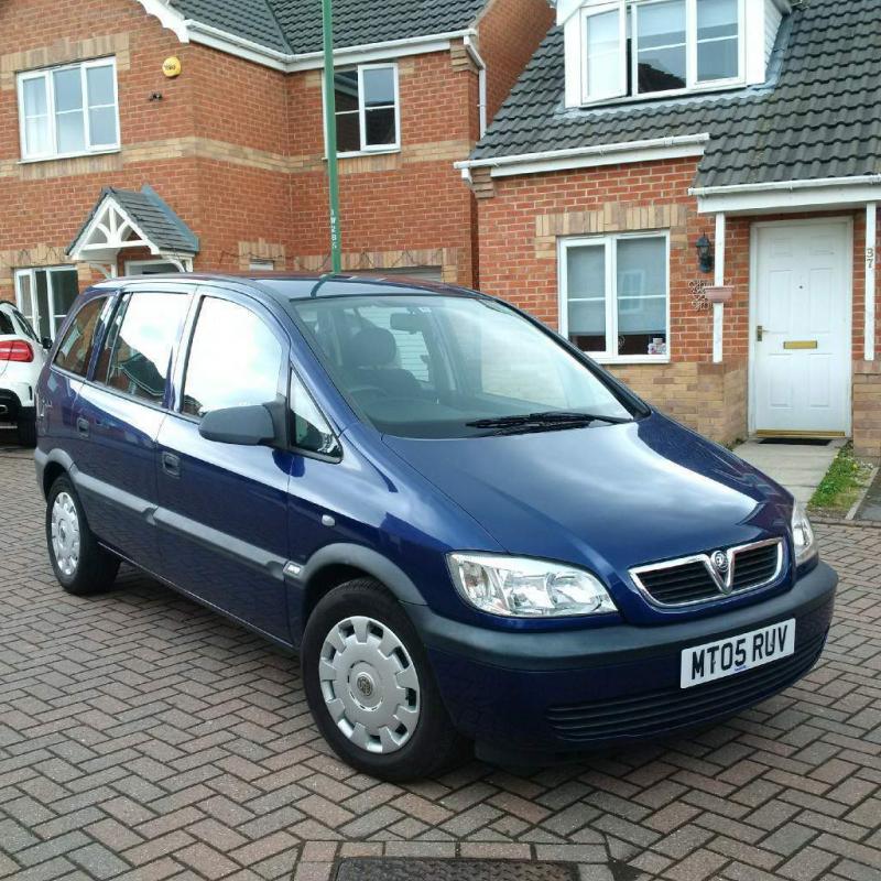 VAUXHALL ZAFIRA 1.6, MOT 12 MONTHS, LOW MILEAGE, SERVICE HISTORY, TWO OWNER CAR