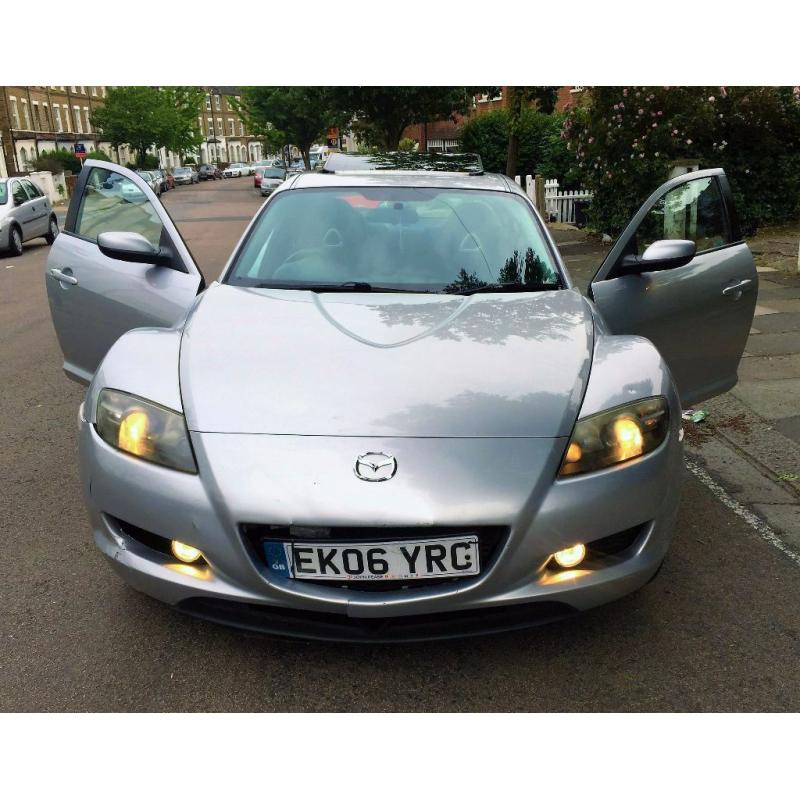 2006 Mazda RX-8 2.6 231PS / 228 BHP - POWER SUNROOF - YEARS MOT/ FSH. HPI CLEAR!!! BARGAIN...