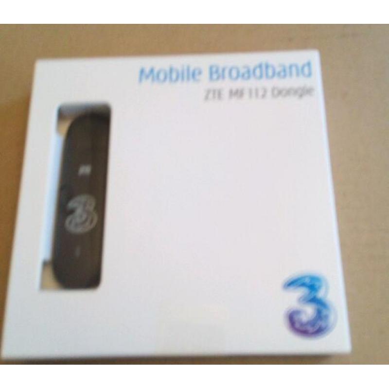 Brand new three internet dongel with 5gb free