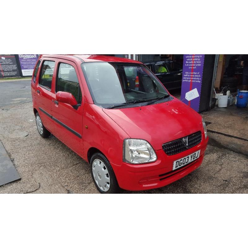 VAUXHALL AGILA 12 MONTHS MOT