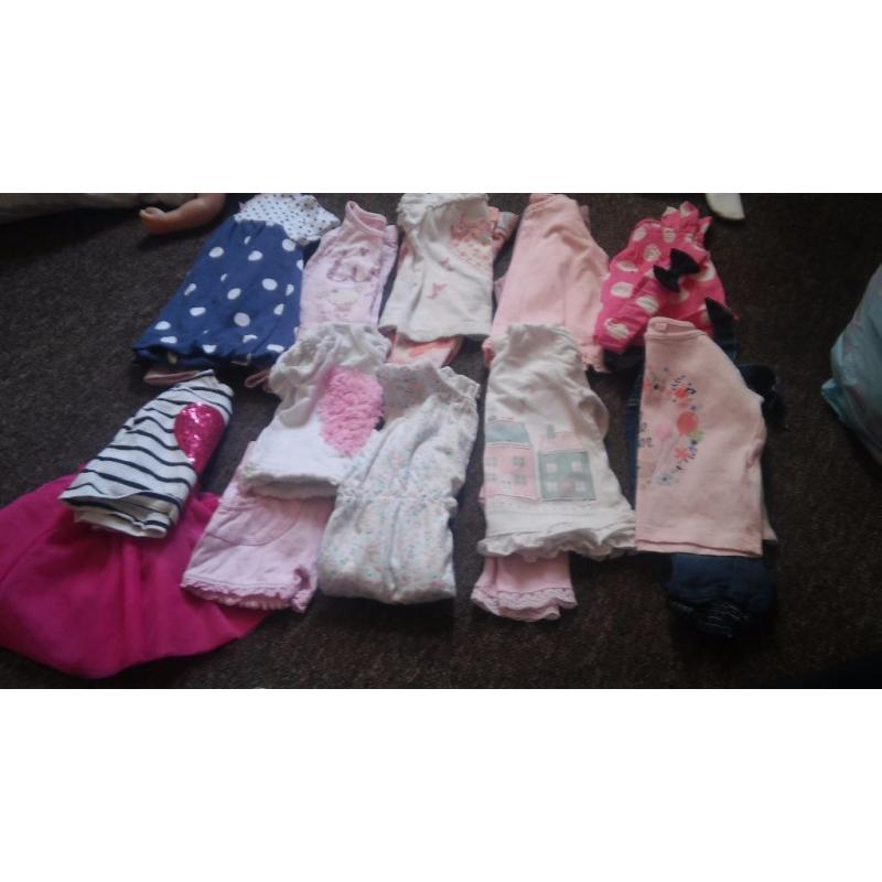 Baby girls 0-3 month clothing bundle