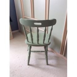 Up-cycled sturdy wooden chair