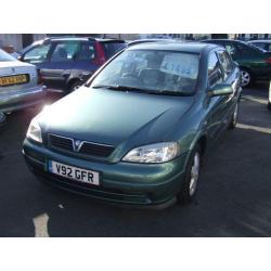 1999 VAUXHALL ASTRA 1.6i 16V Club 5 Door From GBP695 + Retail Package