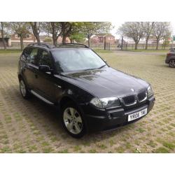 BMW X3 Black Sport low mileage***