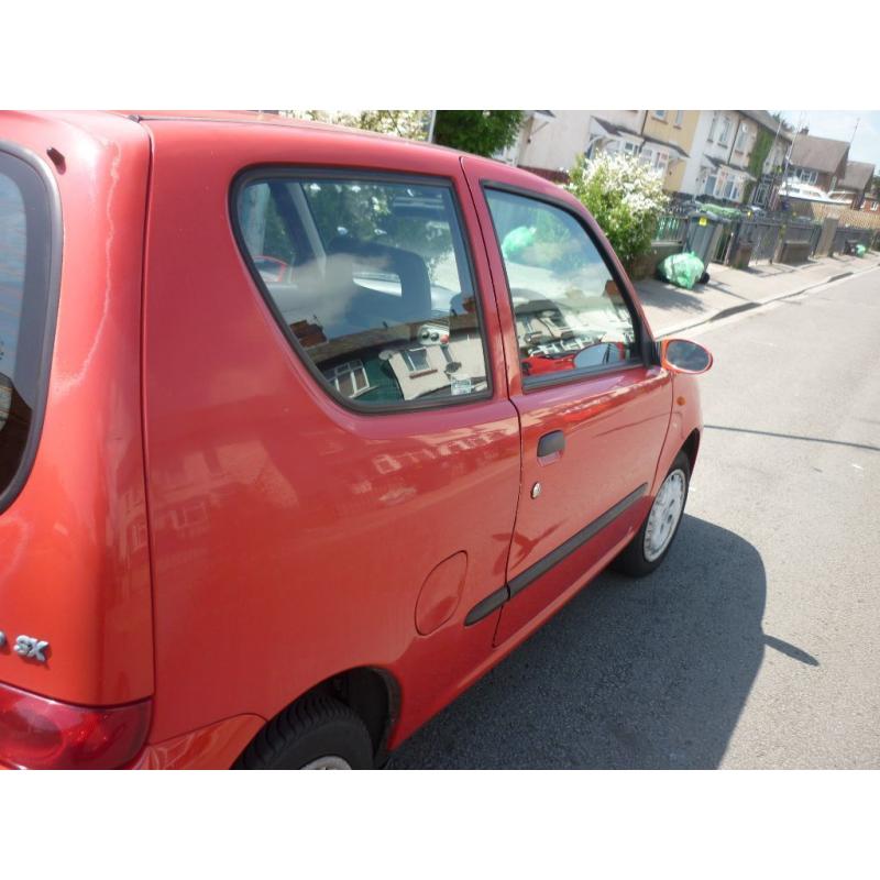 fiat seicento, new mot , low miles, low insurance, cheap on fuel