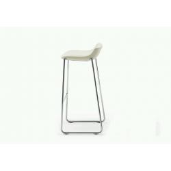 Leather chrome bar stool modern type brandnew