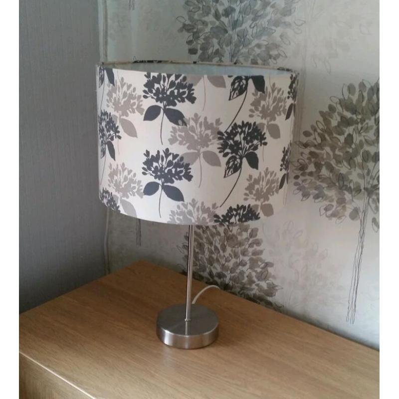 Matching floor lamp and table lamp