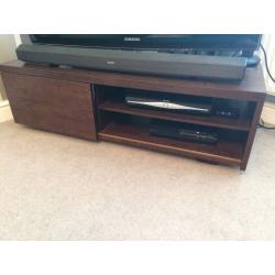 Dark brown TV unit