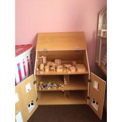 Wooden dolls house