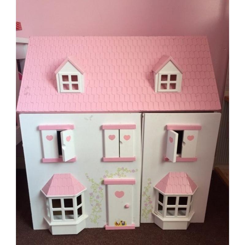 Wooden dolls house