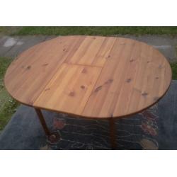 Real Wood Round Dining Table