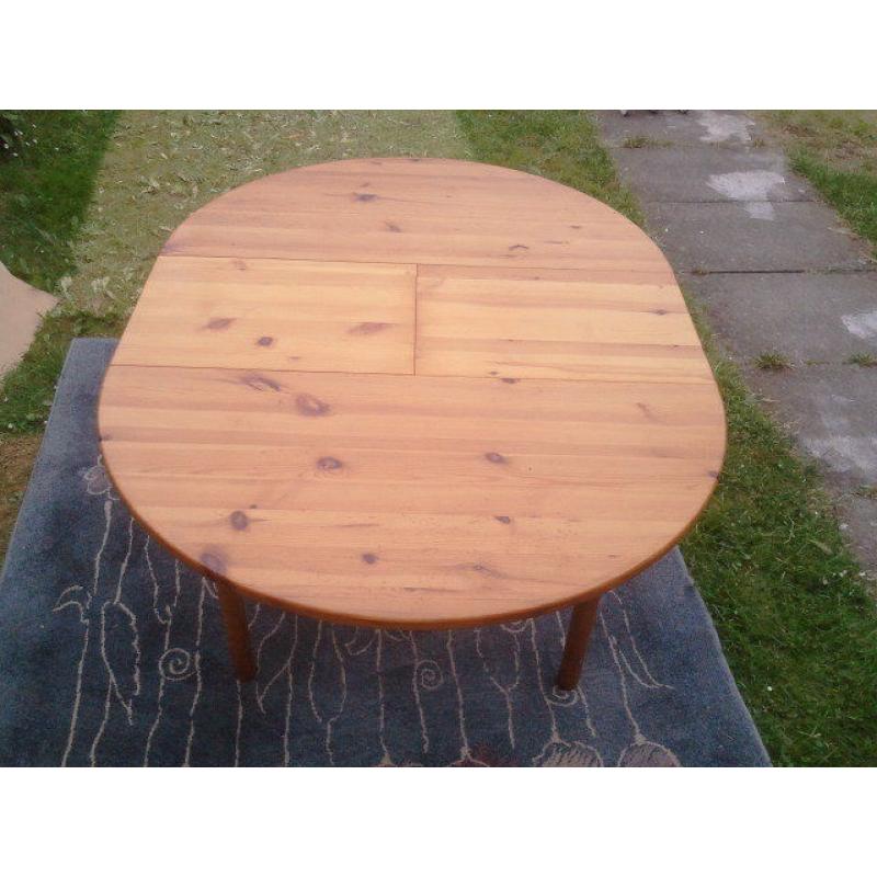 Real Wood Round Dining Table