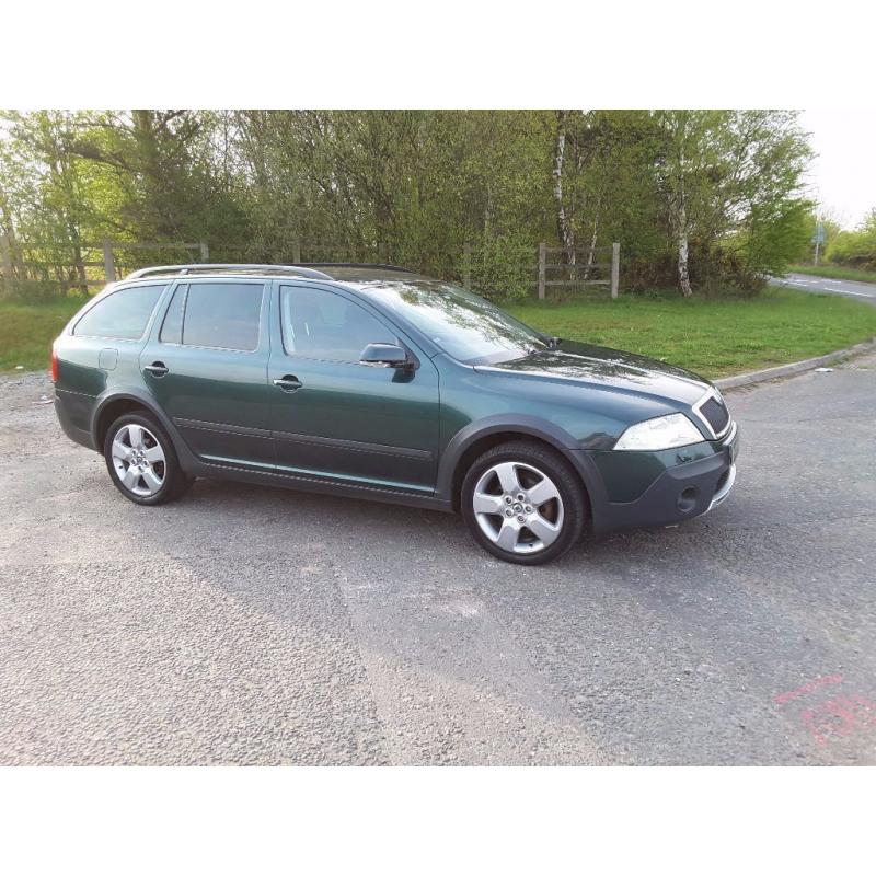 SKODA OCTAVIA SCOUT 4x4 1.9 TDI ESTATE 2007. ONE OWNER FROM NEW.