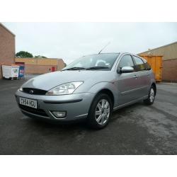 54 plate FORD FOCUS GHIA 1.6 16v 5 DOOR HATCH Long MOT low miles perfect drive