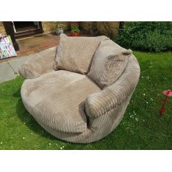 Harveys Cuddle chair/love chair/cushion back