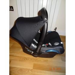 MAXI COSI CABRIOFIX car seat x2 REAR FACING black TWINS