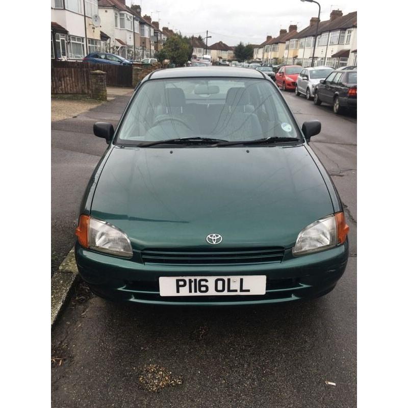 Toyota scarlet 1.3 manual 1997 mot till Jan 2017