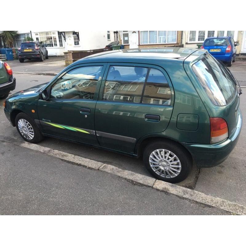 Toyota scarlet 1.3 manual 1997 mot till Jan 2017